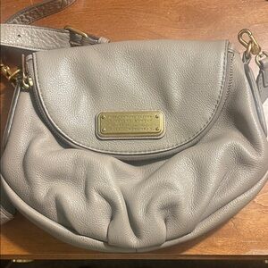 Marc Jacobs Taupe Leather Crossbody Bag